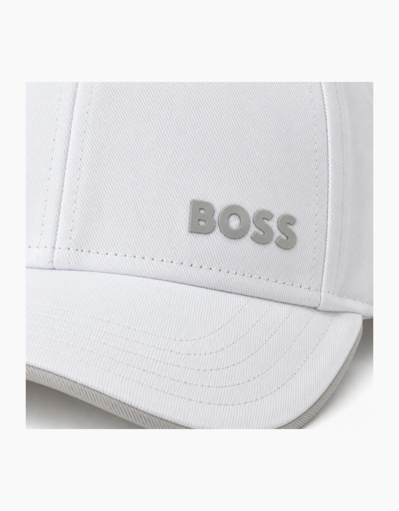 BOSS Bold Cotton Twill Cap White