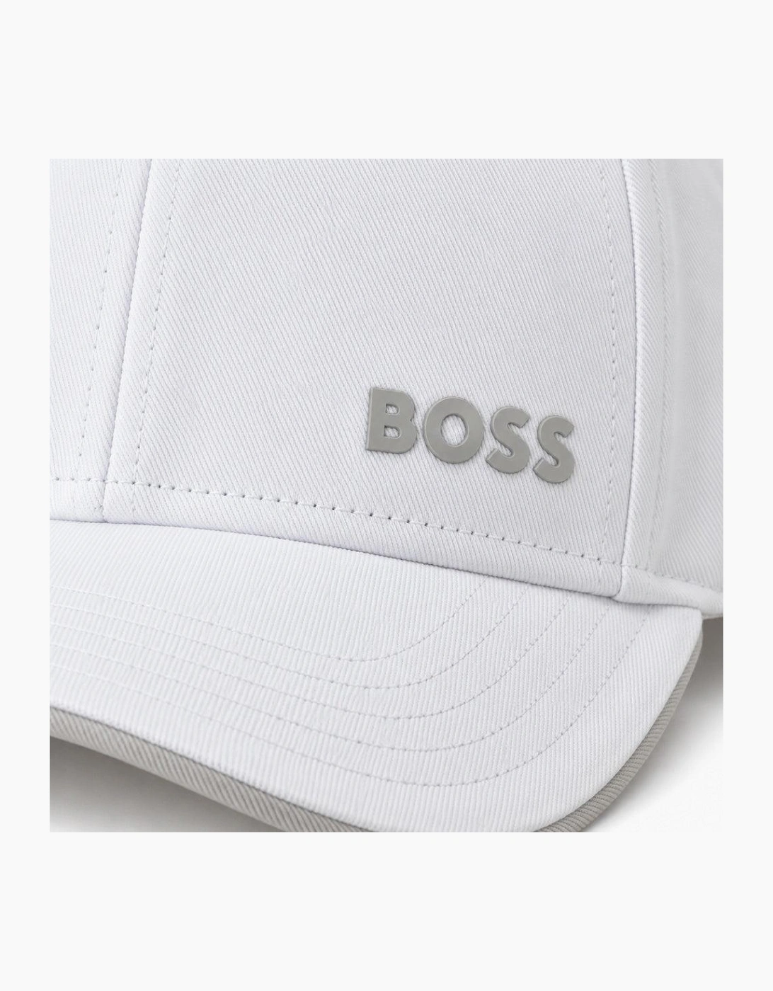 BOSS Bold Cotton Twill Cap White