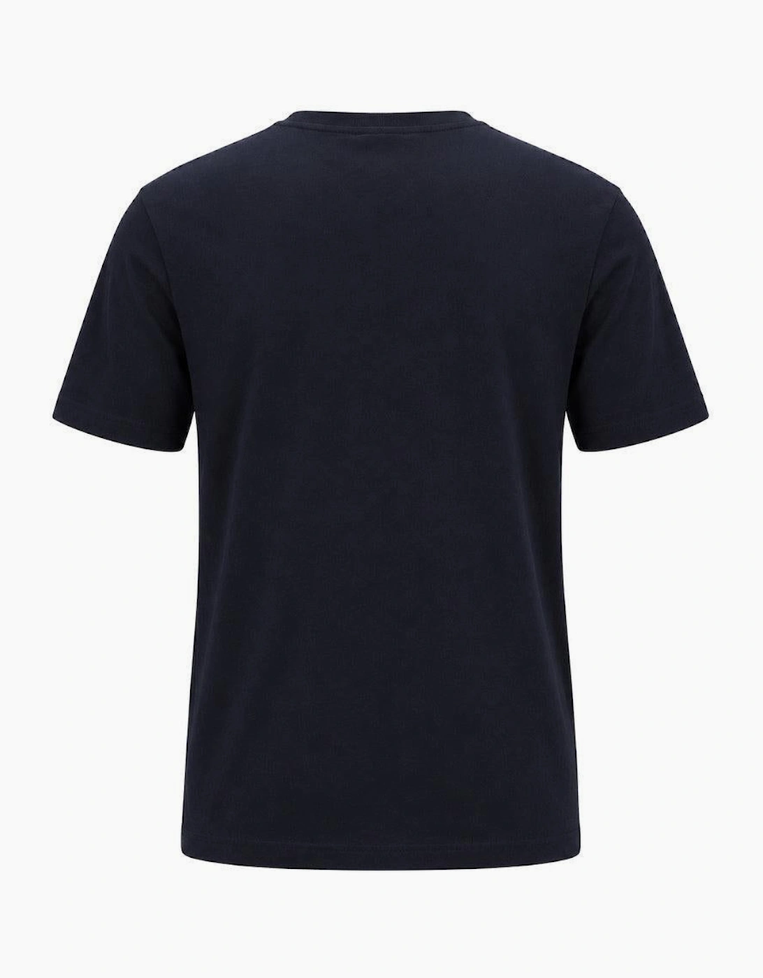 BOSS Crew Neck Tee T-Shirt Dark Blue Gold Logo