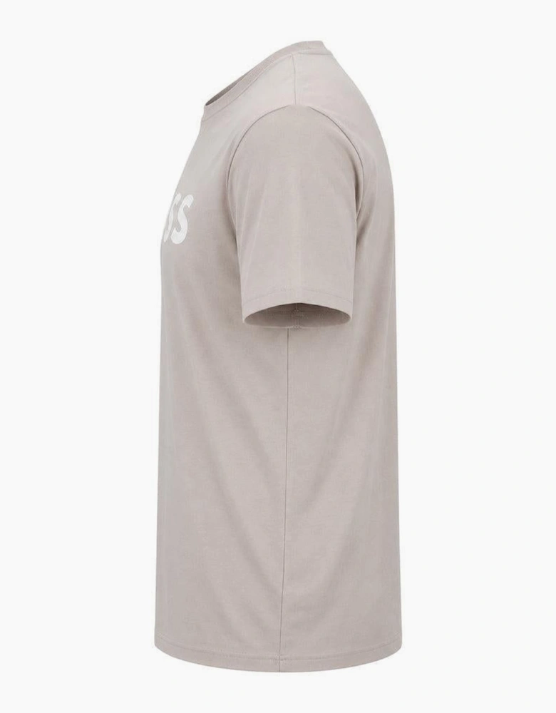 BOSS Thinking Logo T-Shirt Open Grey