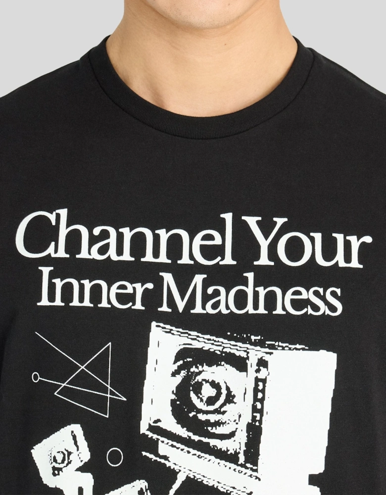 TV Channel Chest Graphic T-Shirt