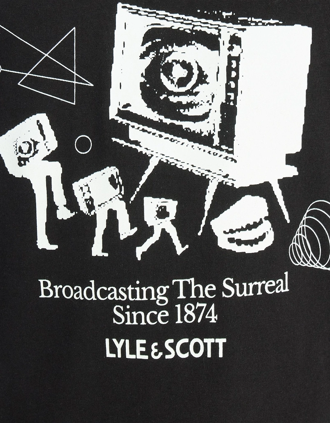 TV Channel Chest Graphic T-Shirt