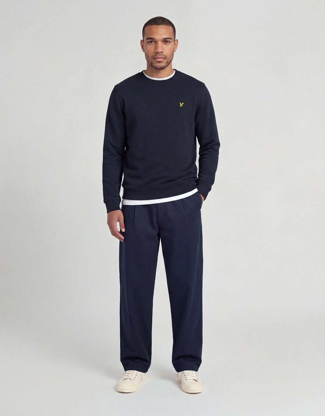 Cotton Crew Neck Sweatshirt