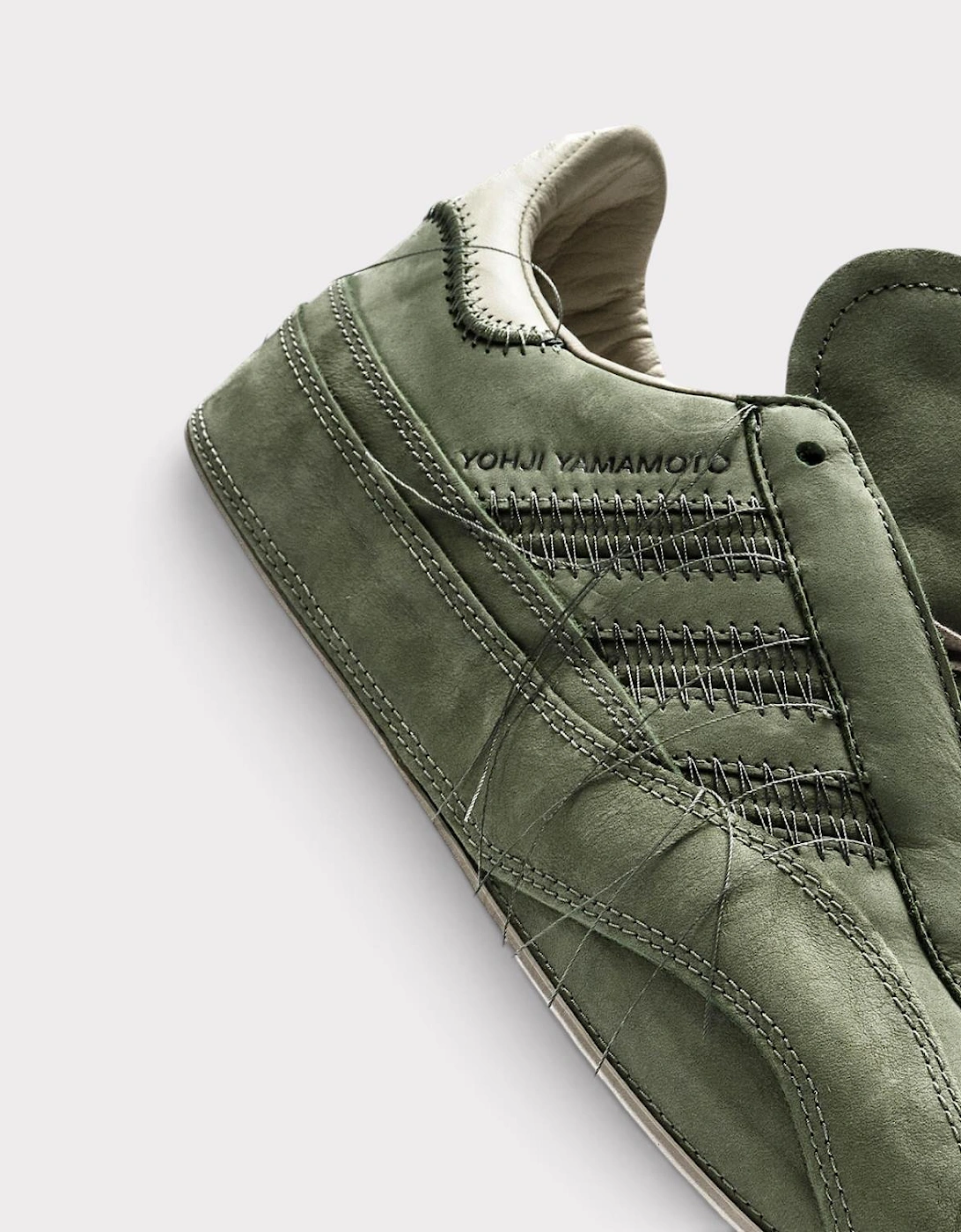 Adidas x Y-3 Gazelle Silver Green Off White