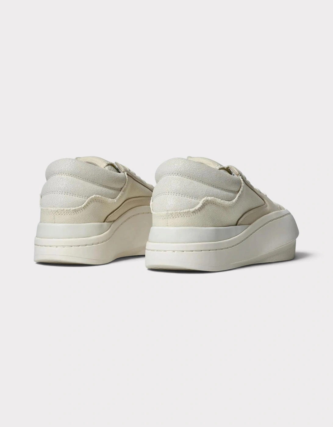 Adidas x Y-3 Centennial Low Leather Trainers Off White