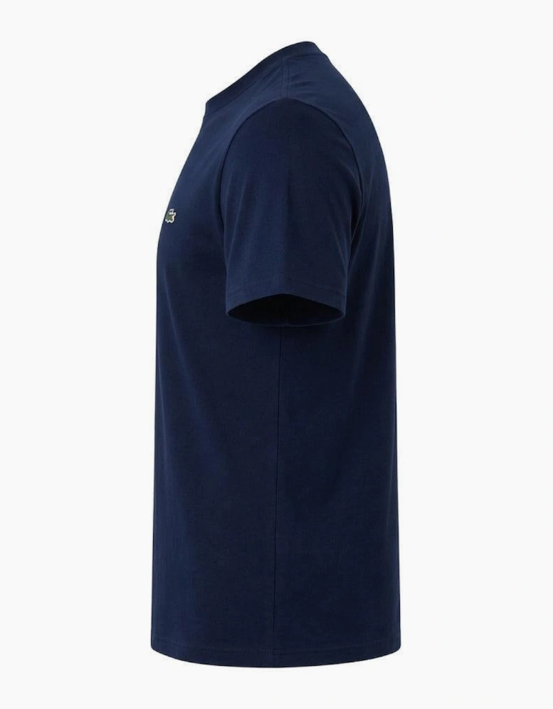 Lacoste Cotton Pima Crew Neck T-Shirt Midnight Blue