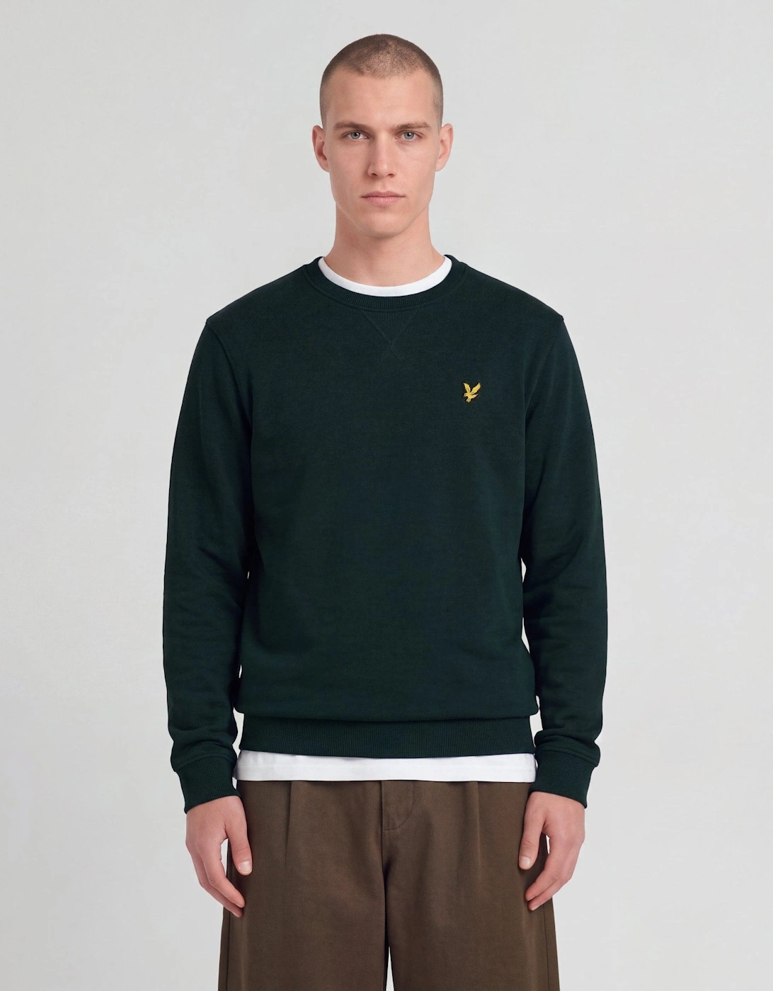 Cotton Crew Neck Sweatshirt