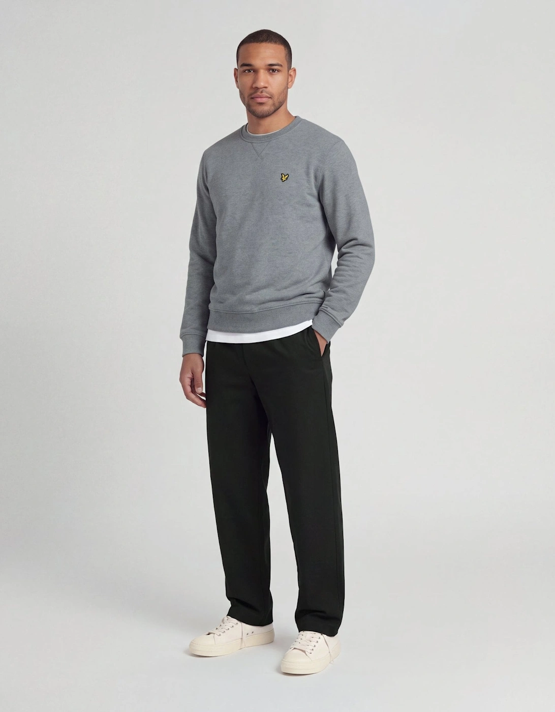 Cotton Crew Neck Sweatshirt