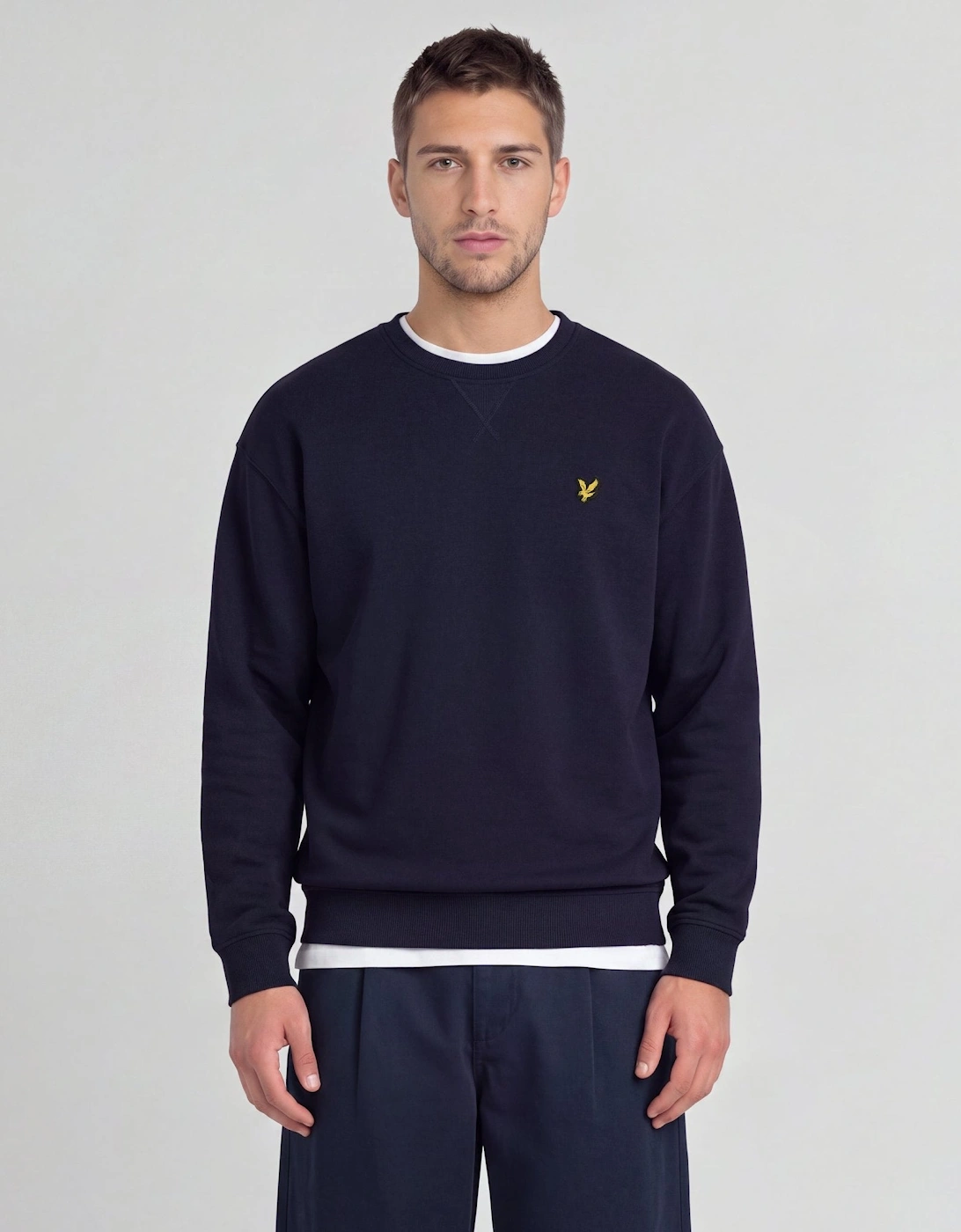 Cotton Crew Neck Sweatshirt