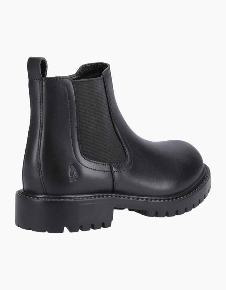 Hush Puppies Ariella Chelsea Boot Jnr Unisex Kids School Boots Black
