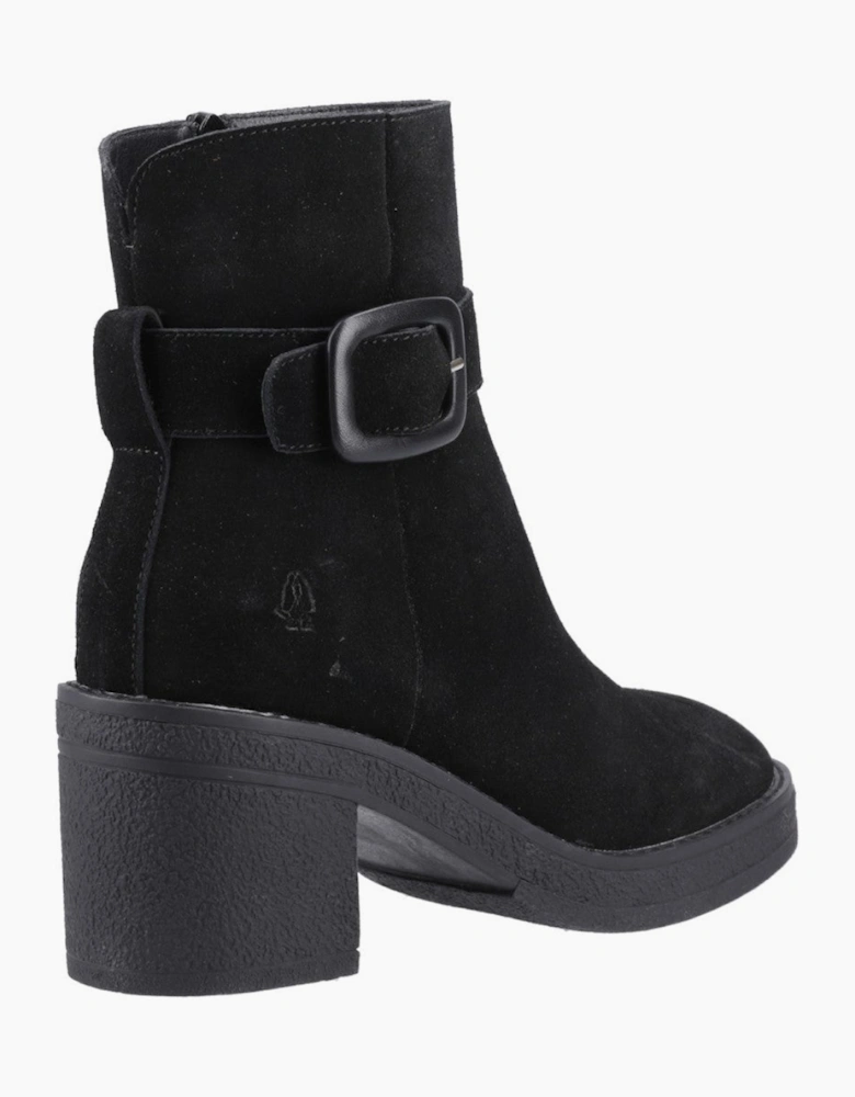 Hush Puppies Fearne Buckle Boot Womens Ankle Boots Black