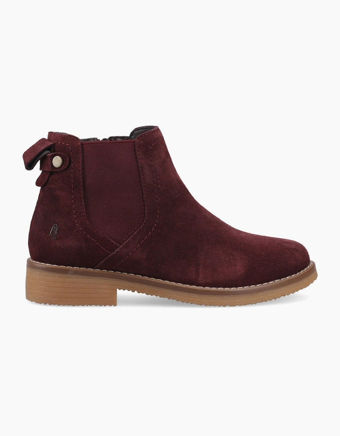 Hush Puppies Maddy Womens Ankle Boots Plum