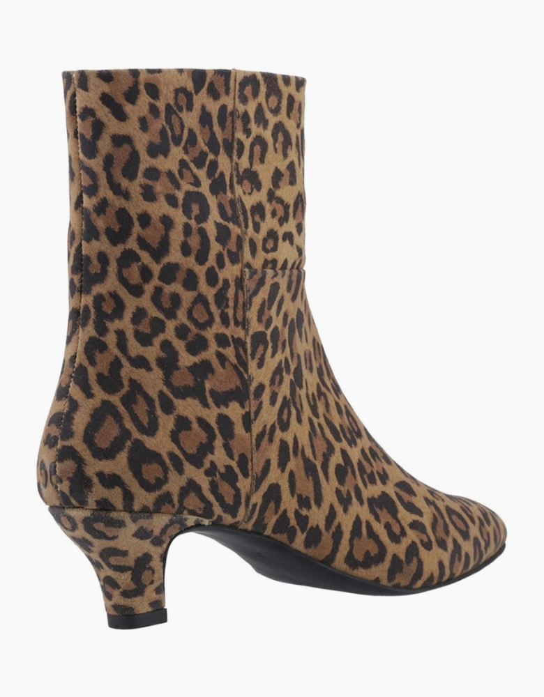 Hush Puppies Nahla kitten heel boot Womens Ankle Boots Tan