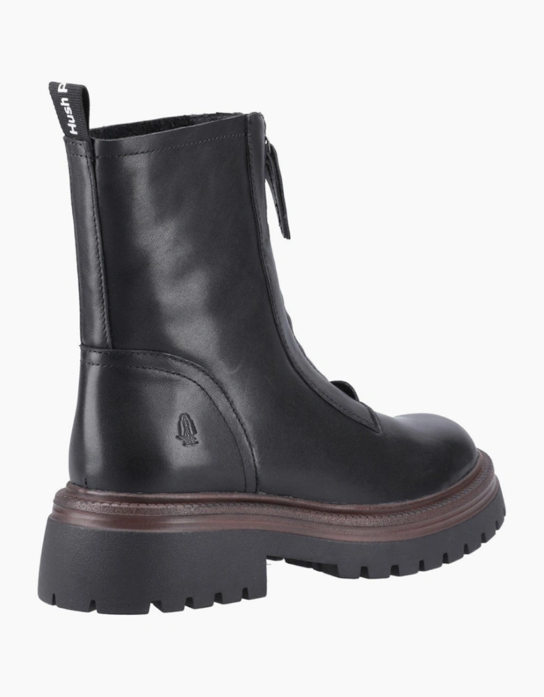 Hush Puppies Roxanna Zip Boot Womens Ankle Boots Black