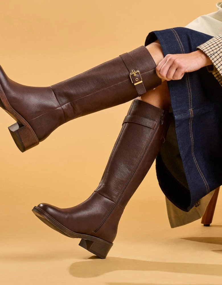 Hush Puppies Anita Long Boot Womens Tall Boots Brown