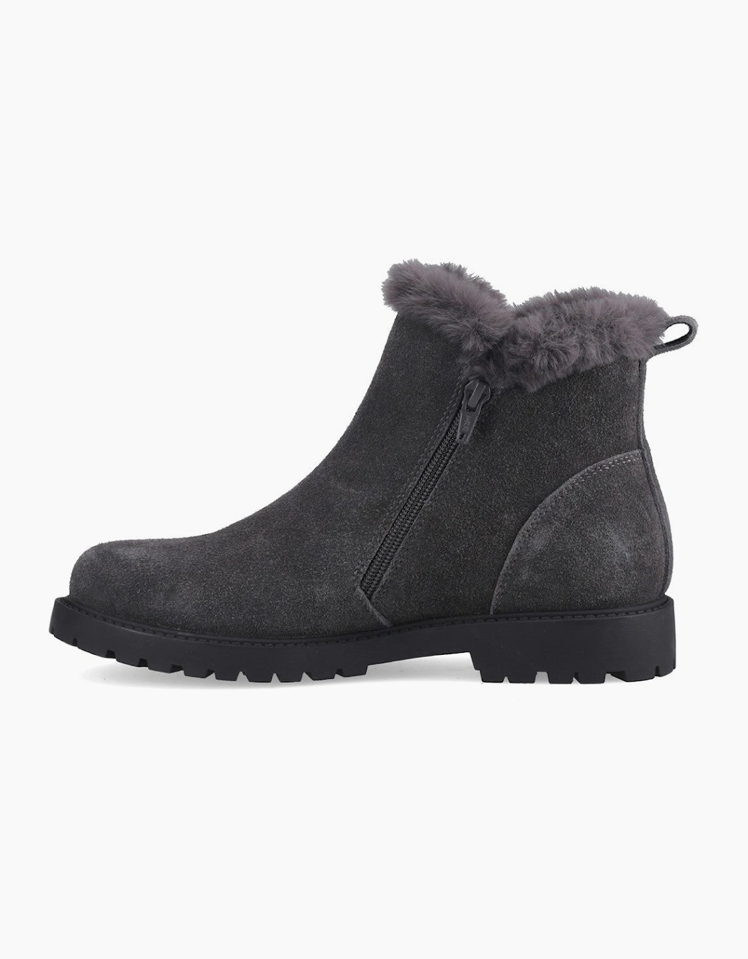 Hush Puppies Hollis Zip Boot Womens Ankle Boots Grey