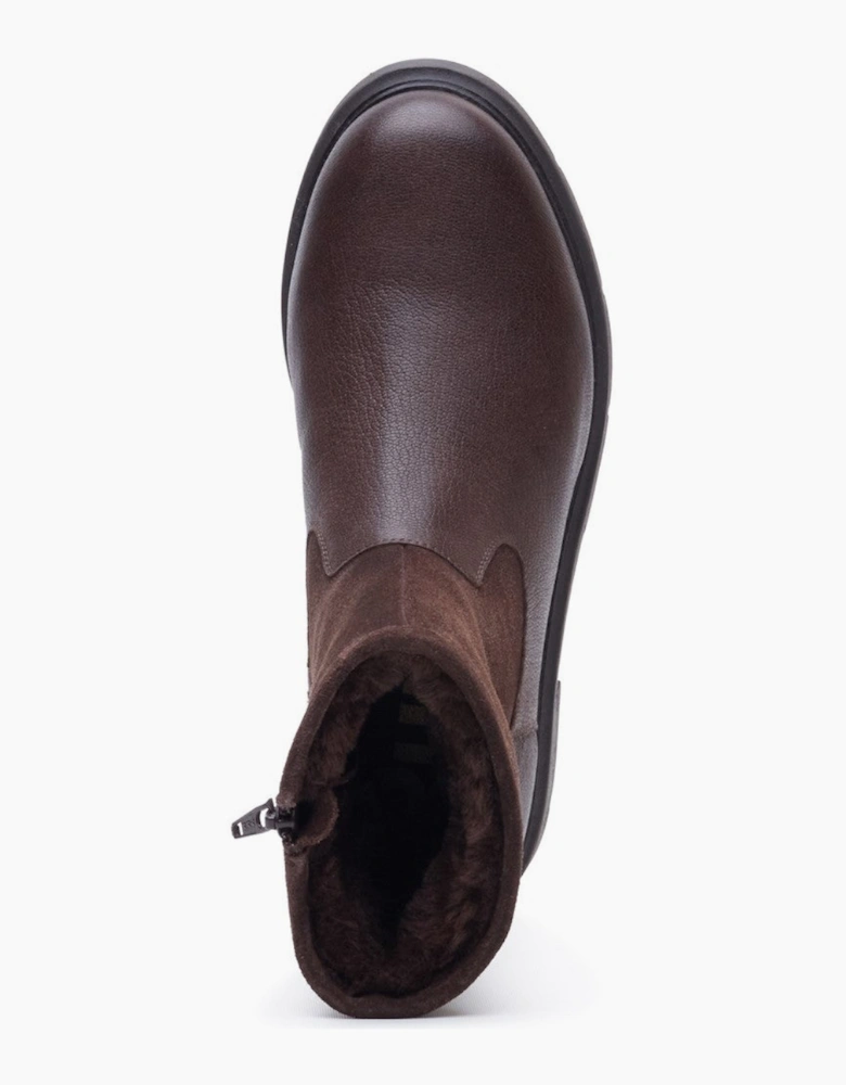 Hush Puppies Charlotte Boot Womens Ankle Boots Brown