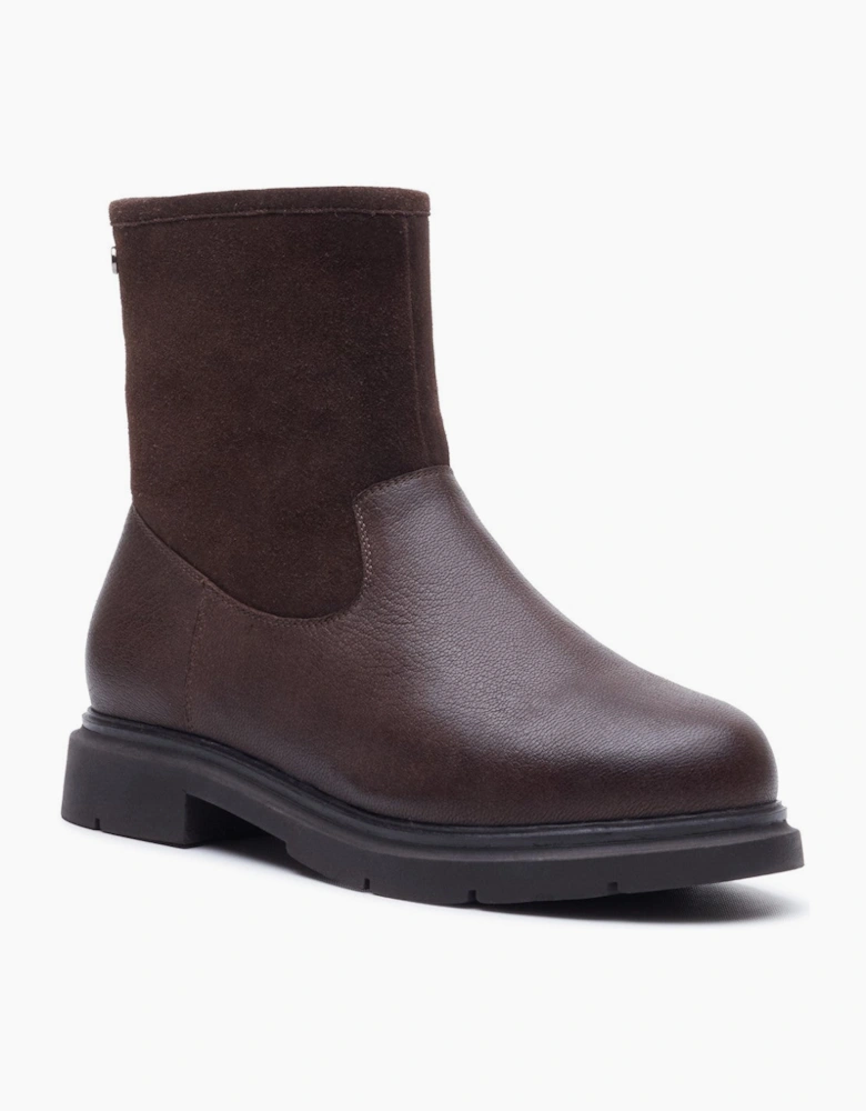 Hush Puppies Charlotte Boot Womens Ankle Boots Brown