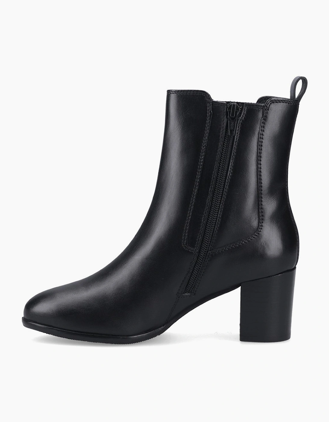 Hush Puppies Camellia Heeled Boot Womens Ankle Boots Black