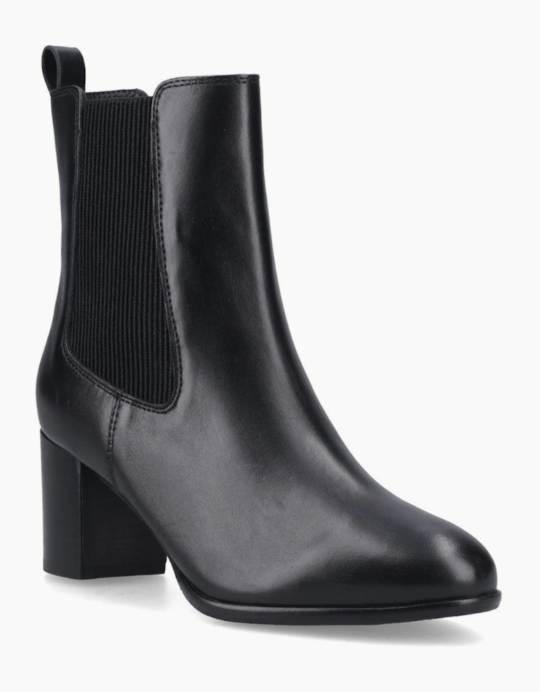 Hush Puppies Camellia Heeled Boot Womens Ankle Boots Black