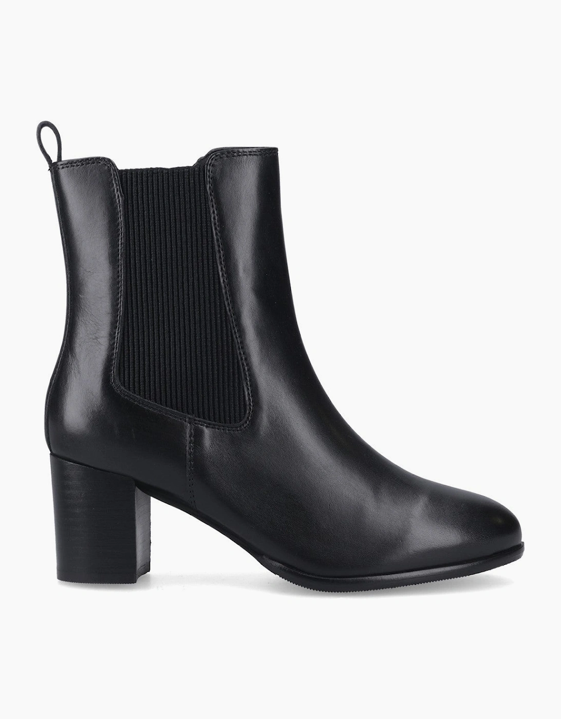 Hush Puppies Camellia Heeled Boot Womens Ankle Boots Black