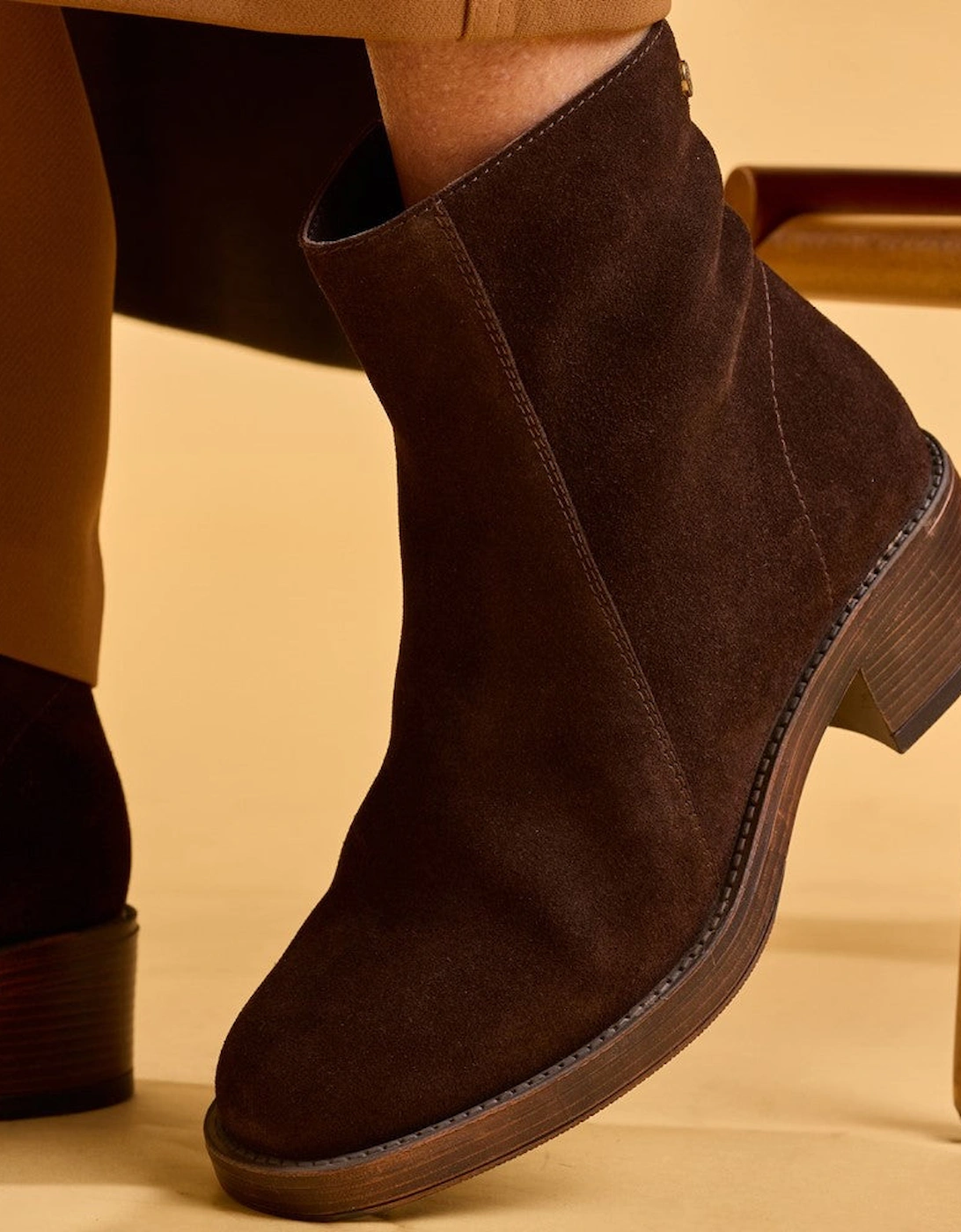 Hush Puppies Ayla Boot Womens Ankle Boots Brown
