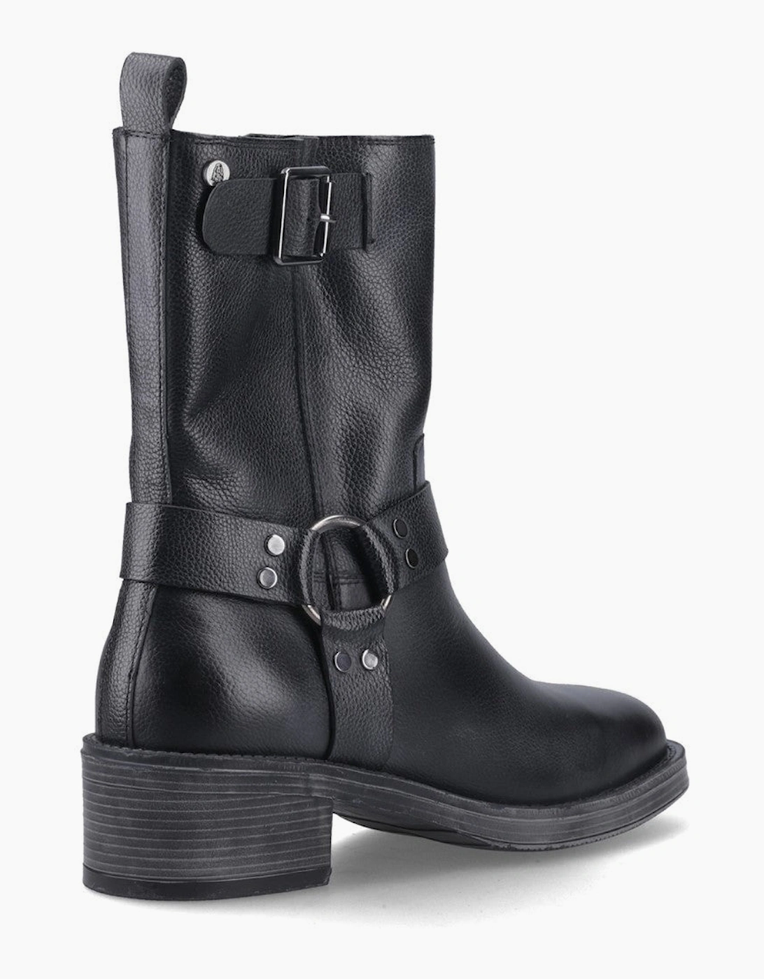 Hush Puppies Althea Buckle Boot Womens Ankle Boots Black