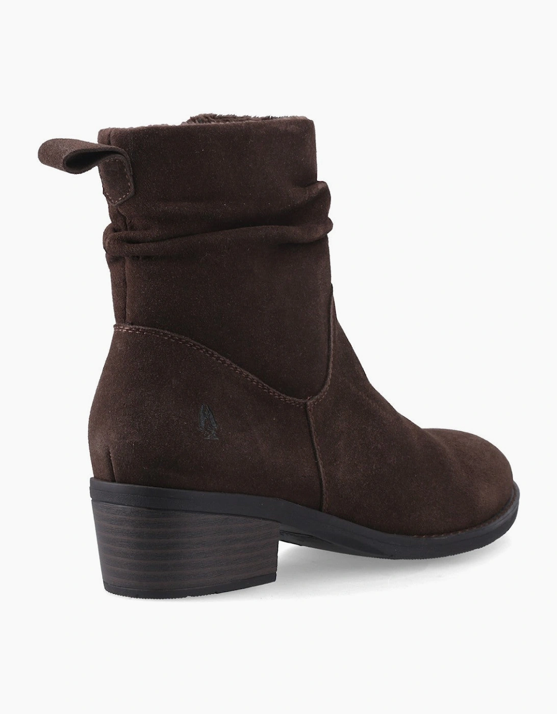 Hush Puppies Iris Boot Womens Ankle Boots Chocolate