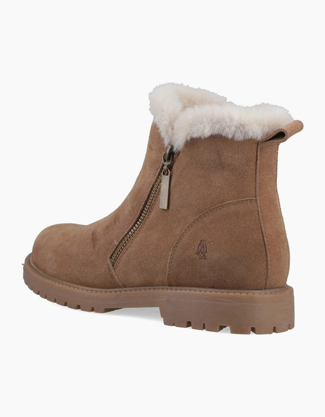 Hush Puppies Hollis Zip Boot Womens Ankle Boots Tan