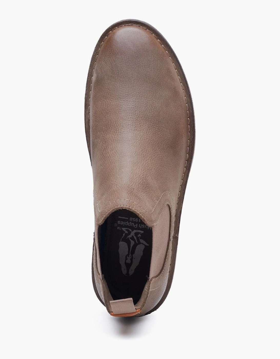 Hush Puppies Shaun Leather Chelsea Boot Mens Chelsea Boots Taupe
