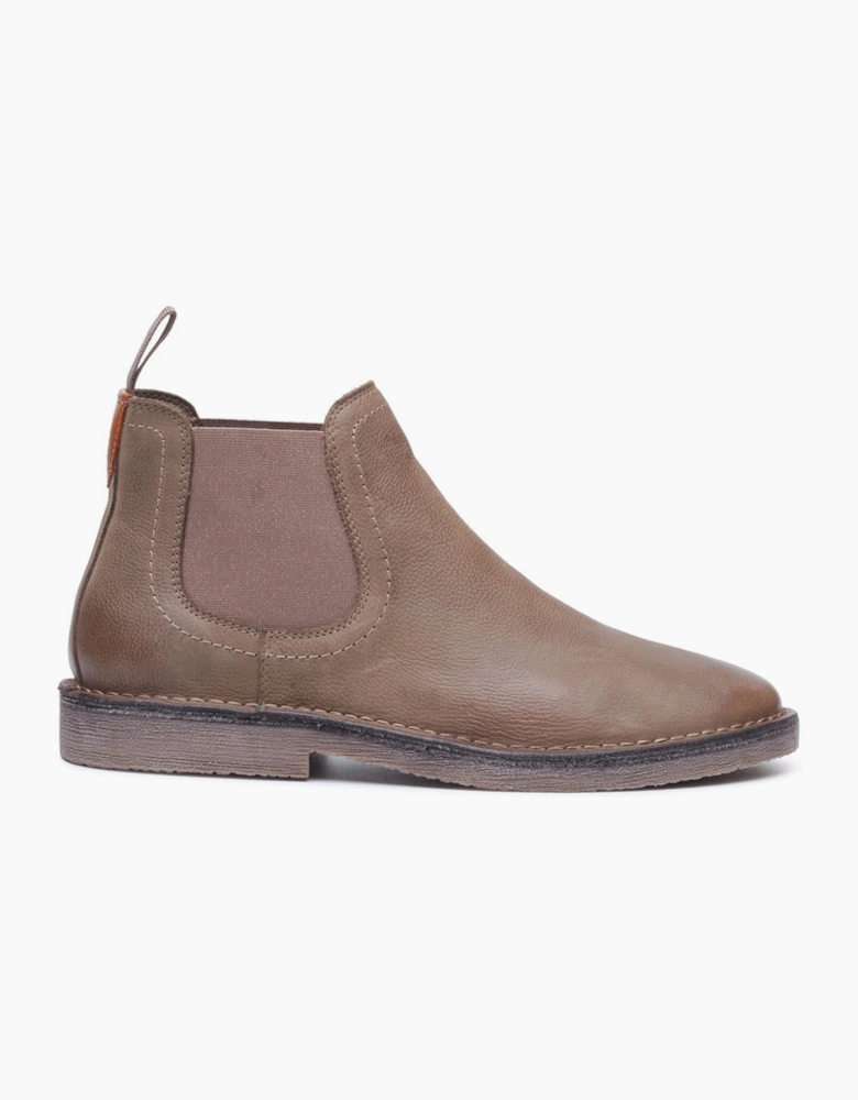 Hush Puppies Shaun Leather Chelsea Boot Mens Chelsea Boots Taupe