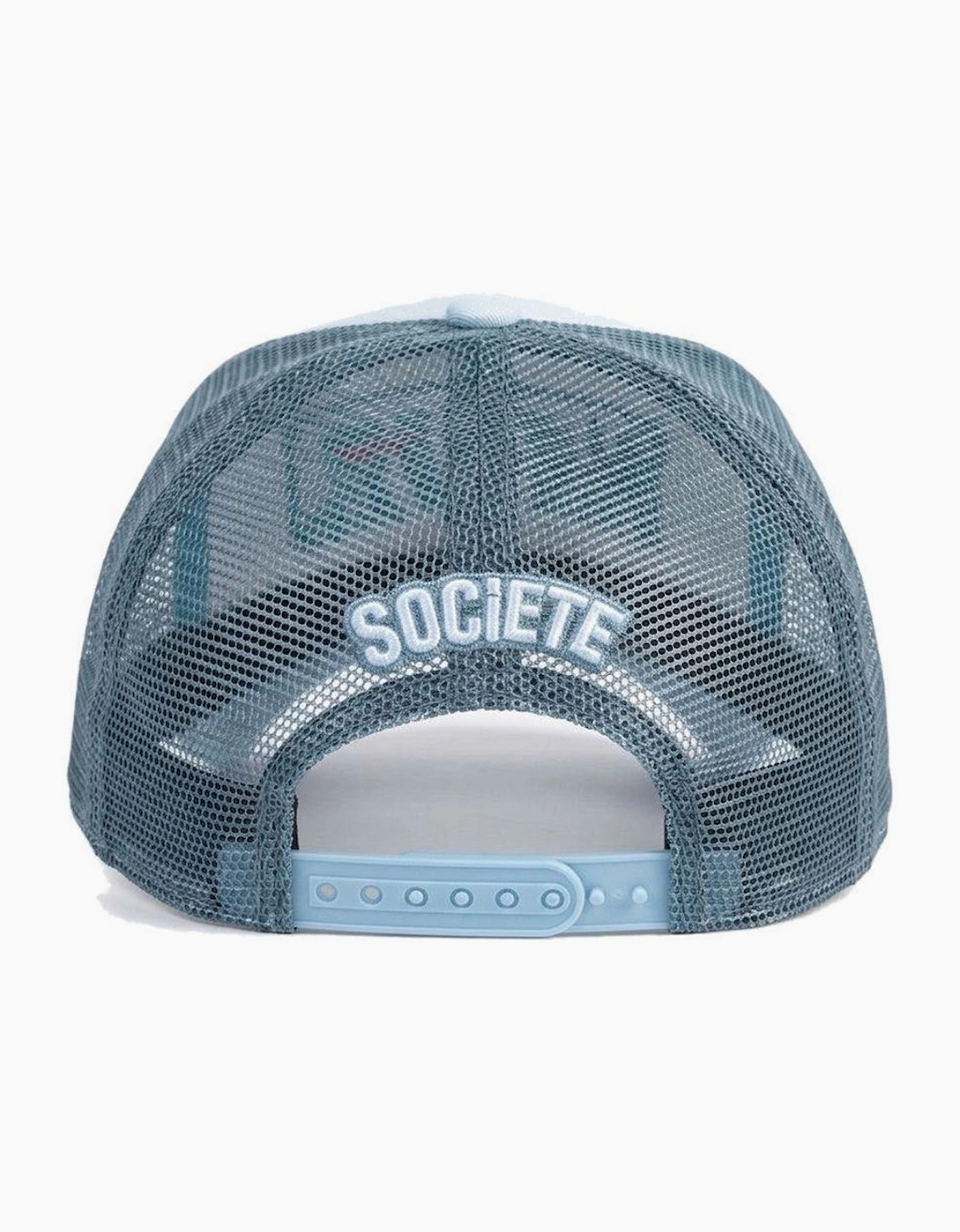Societe Noir La Vitesse Mesh Trucker Cap Baby Blue/Teal