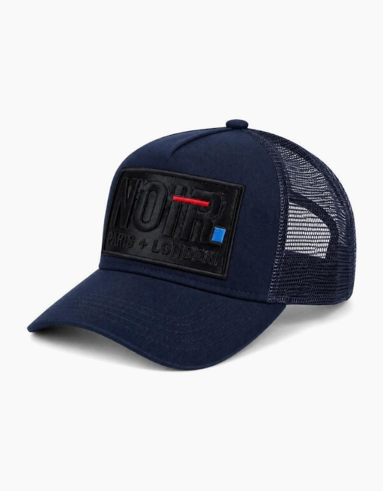 Societe Noir La Vitesse Mesh Trucker Cap Navy