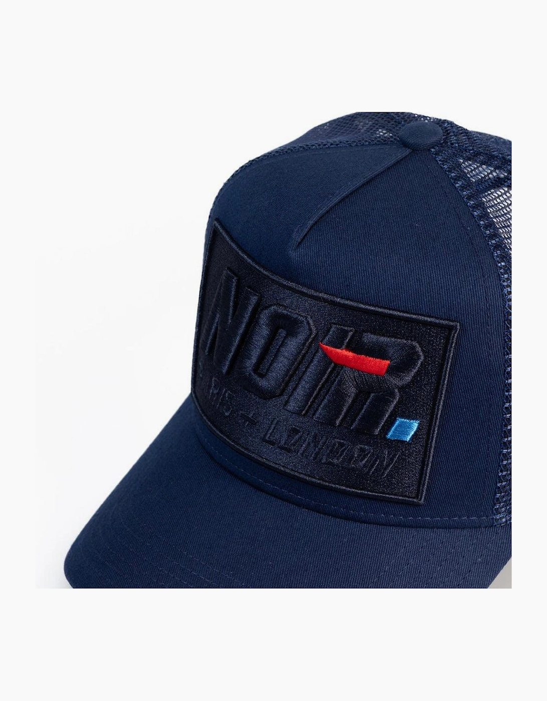 Societe Noir La Vitesse Mesh Trucker Cap Navy