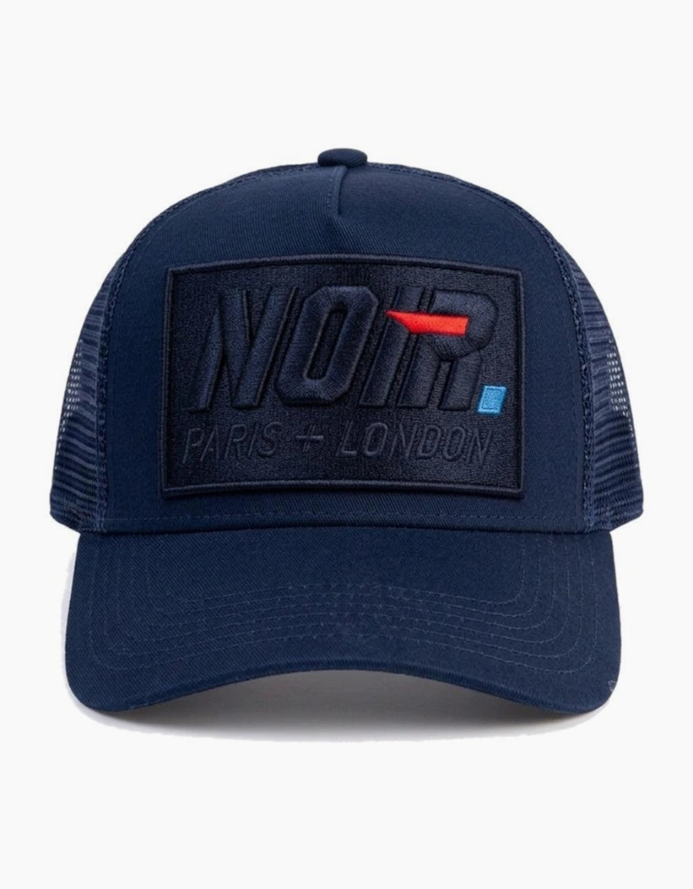 Societe Noir La Vitesse Mesh Trucker Cap Navy