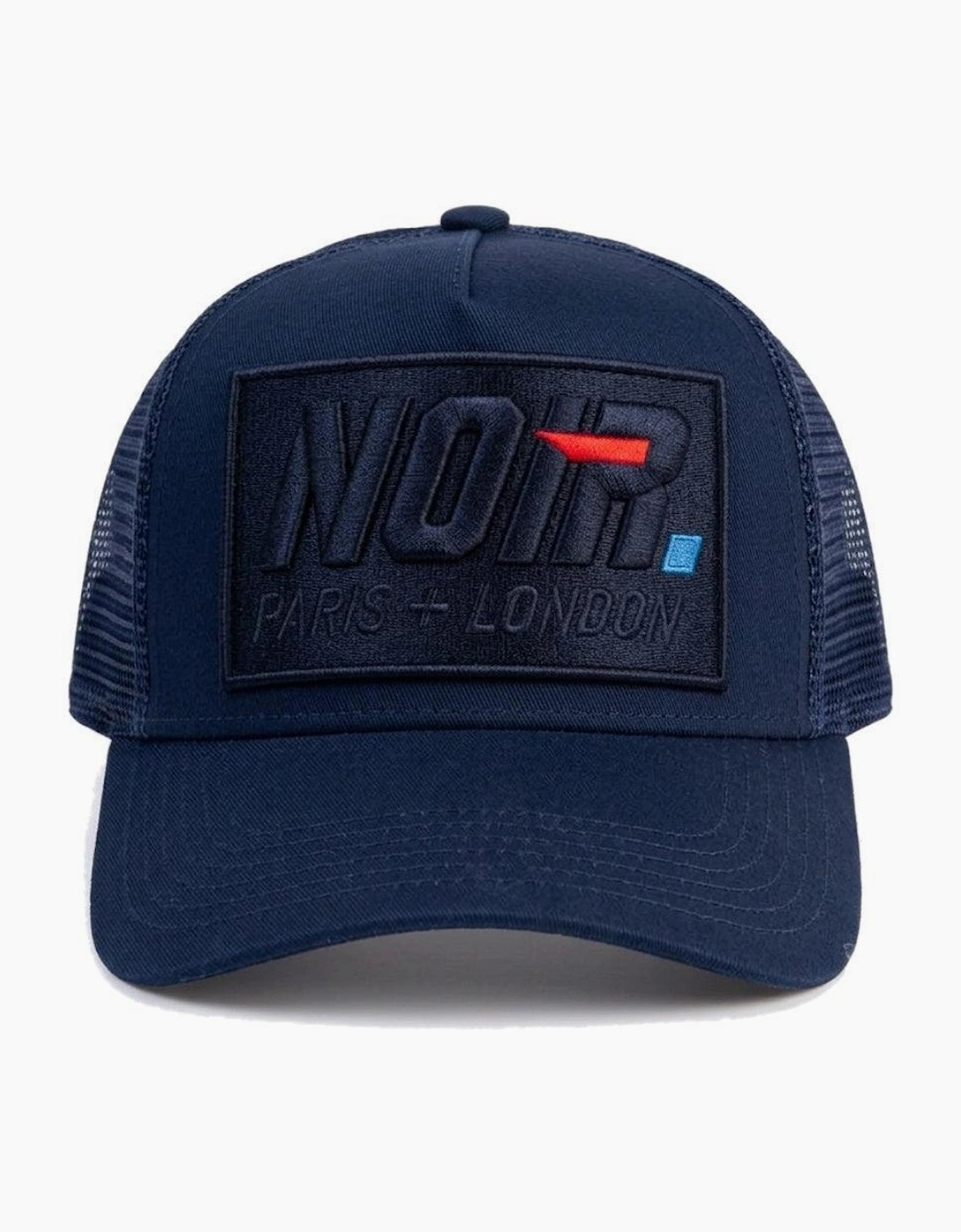Societe Noir La Vitesse Mesh Trucker Cap Navy