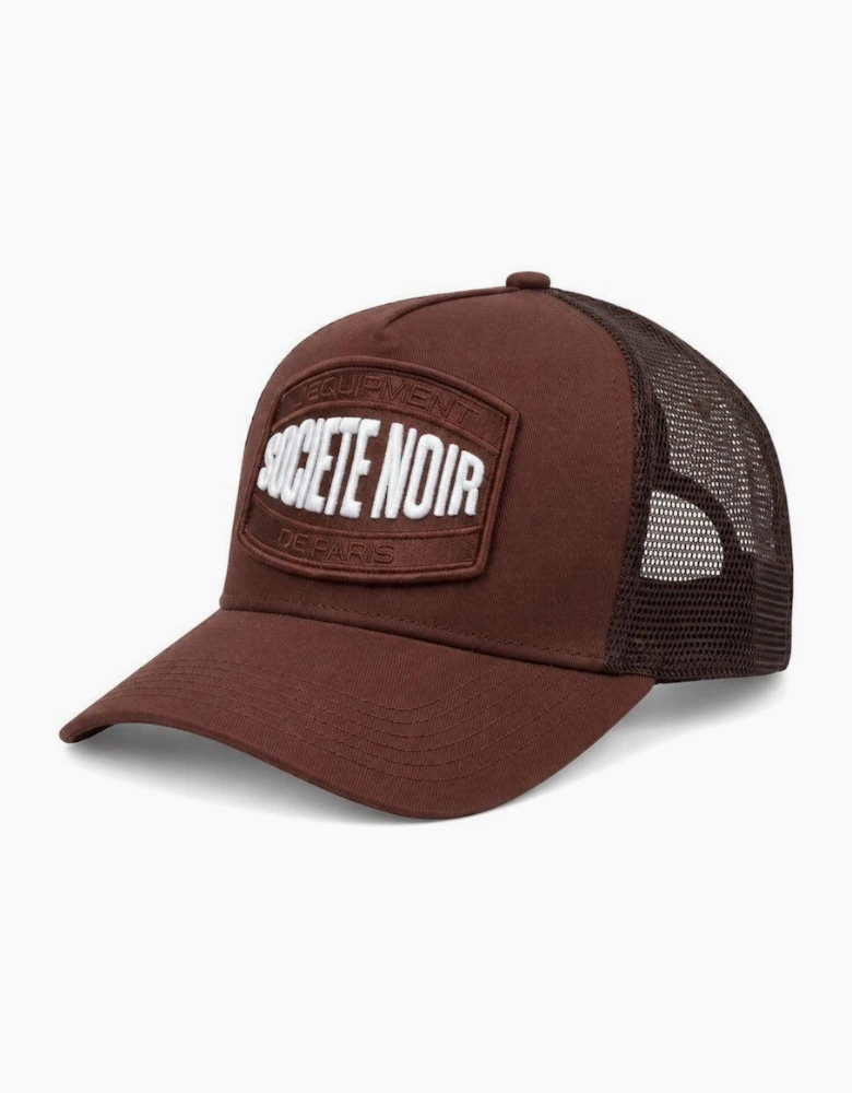 Societe Noir Marais Mesh Trucker Cap Brown/White