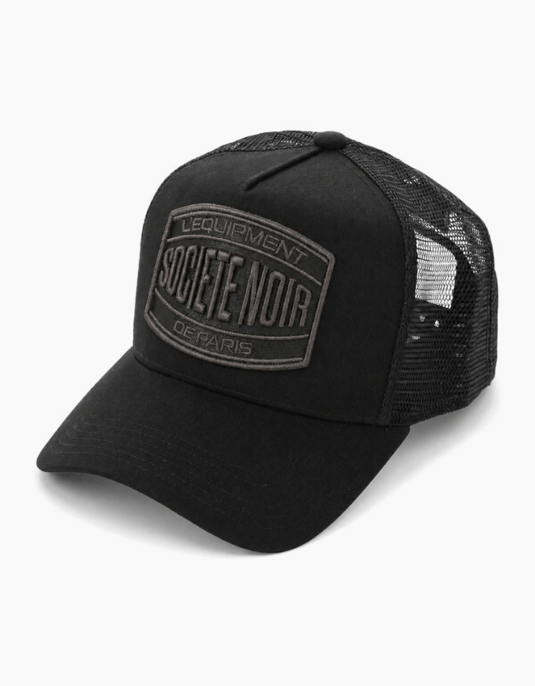 Societe Noir Marais Mesh Trucker Cap Blackout