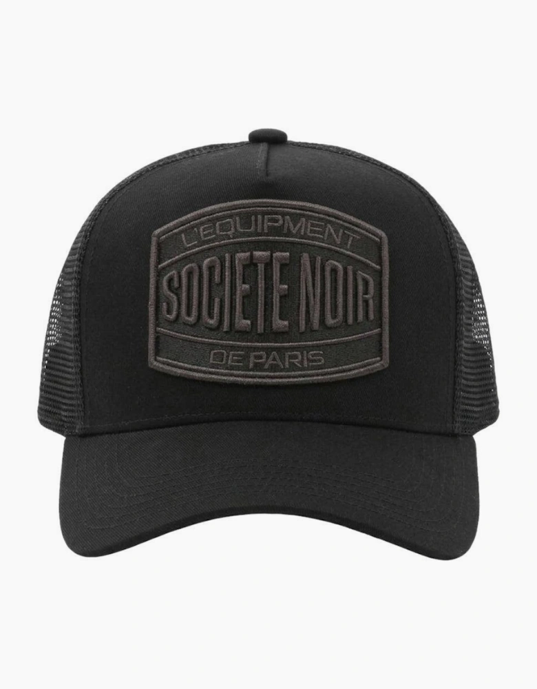 Societe Noir Marais Mesh Trucker Cap Blackout