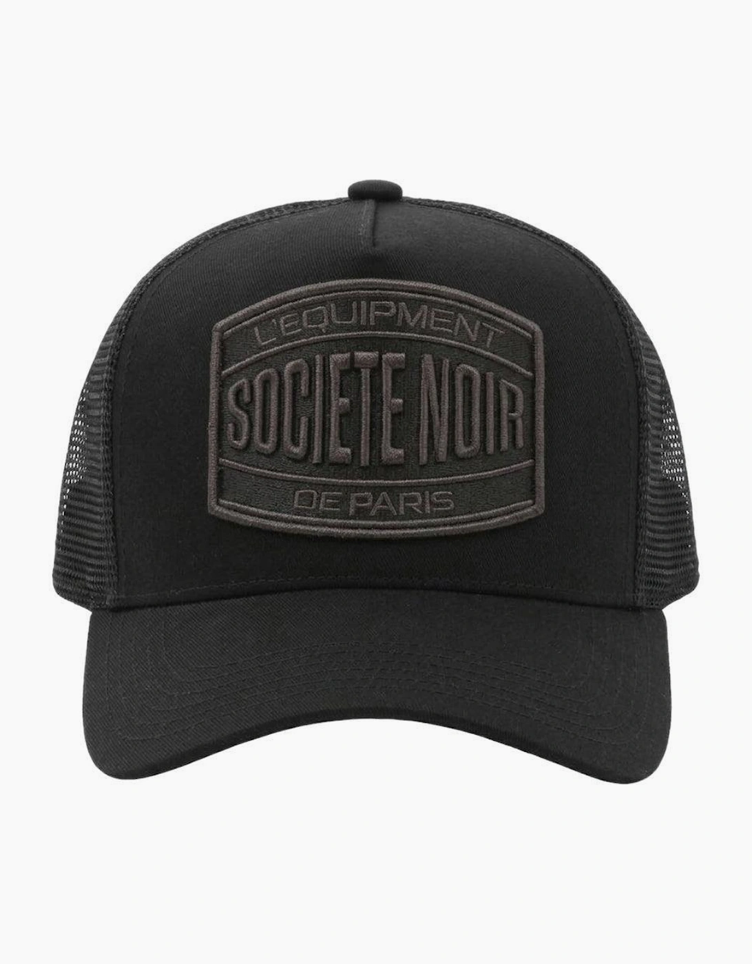 Societe Noir Marais Mesh Trucker Cap Blackout