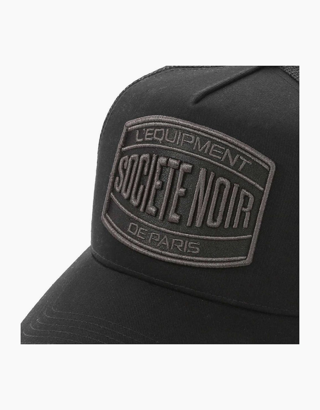 Societe Noir Marais Mesh Trucker Cap Blackout