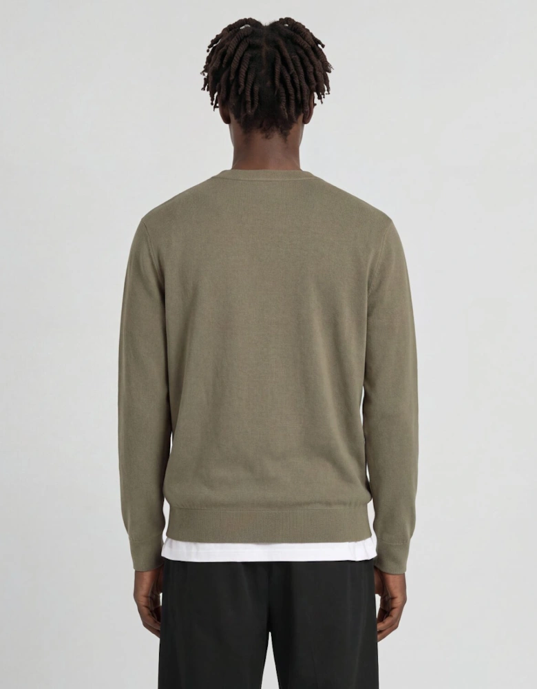 Superfine Cotton Crew Neck Jumper