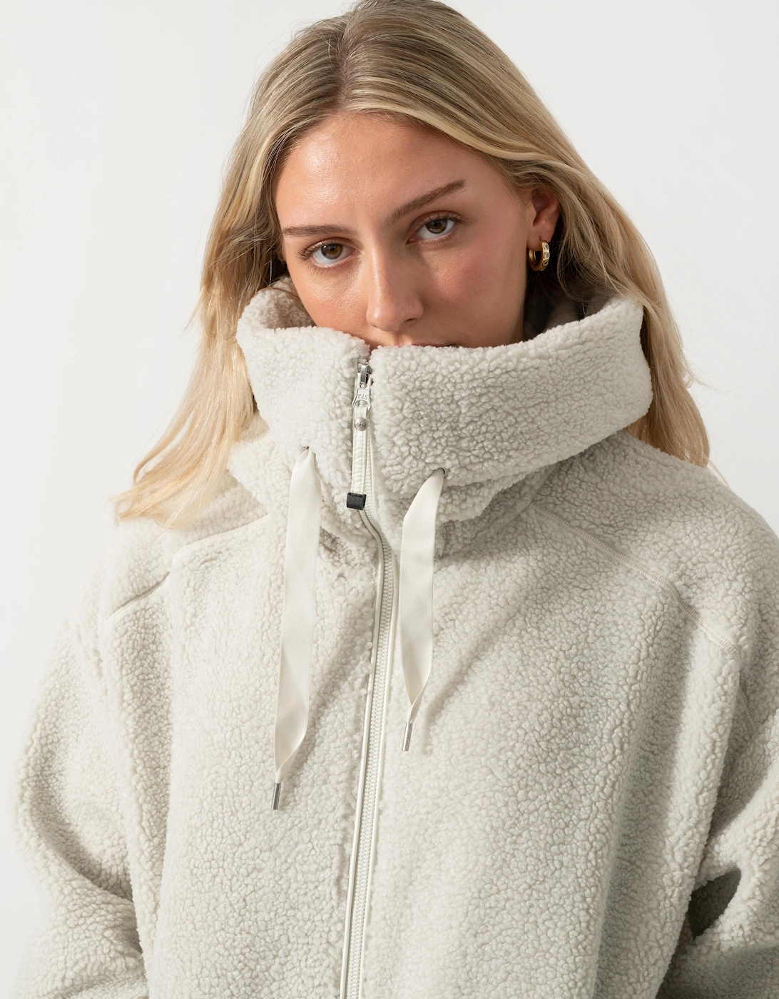 Parajumpers Noelle Womens Full Zip Sweatshirt - Chalk White 131