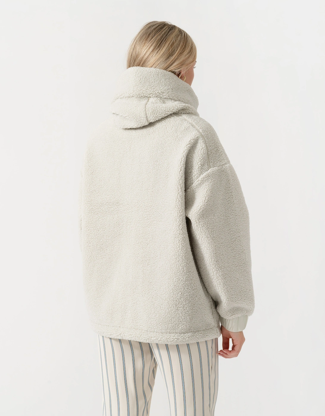 Parajumpers Noelle Womens Full Zip Sweatshirt - Chalk White 131