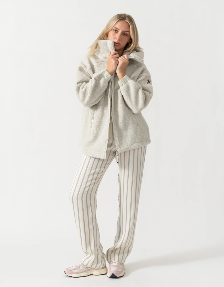Parajumpers Noelle Womens Full Zip Sweatshirt - Chalk White 131