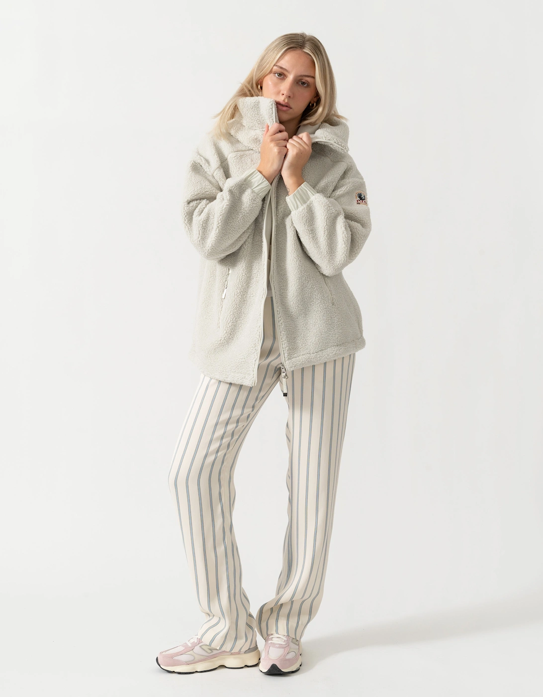 Parajumpers Noelle Womens Full Zip Sweatshirt - Chalk White 131