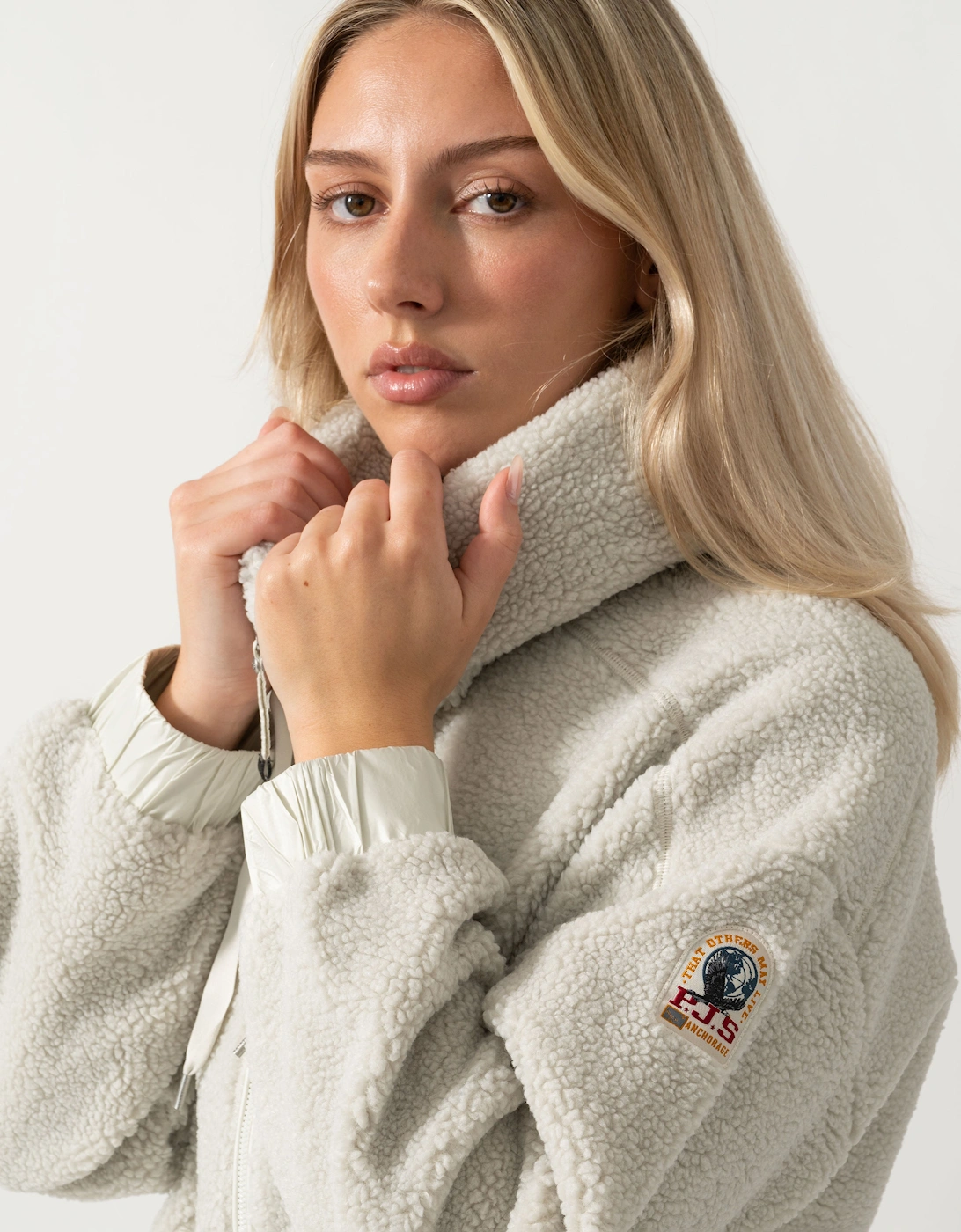Parajumpers Noelle Womens Full Zip Sweatshirt - Chalk White 131