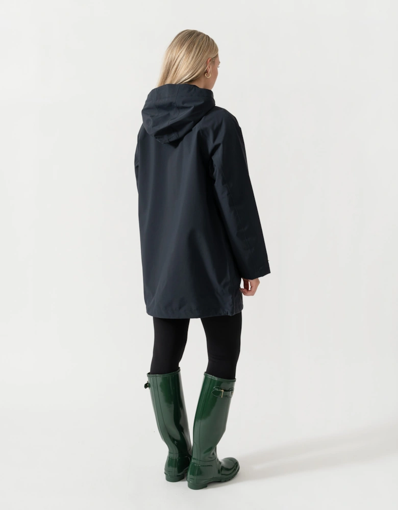 Ilse Jacobsen Gentle Rain Womens Raglan Raincoat - Dark Indigo 660