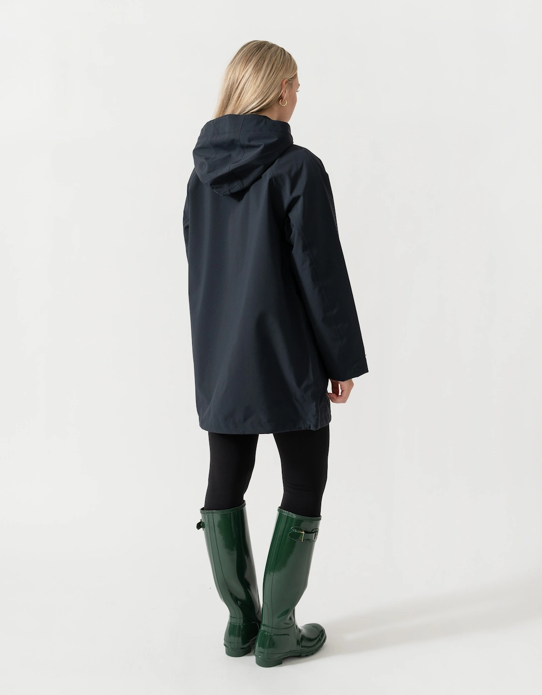 Ilse Jacobsen Gentle Rain Womens Raglan Raincoat - Dark Indigo 660