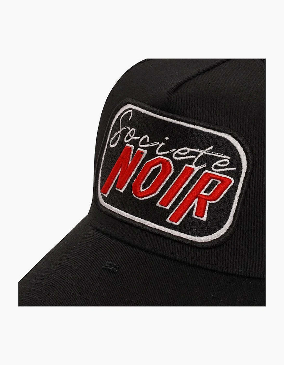 Societe Noir Script Mesh Trucker Cap Black/Red